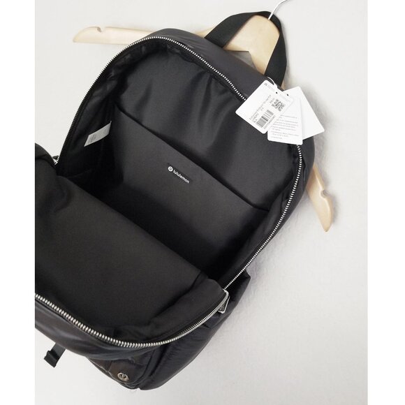 NEW Lululemon Everywhere Backpack Black Wunder Puff 22L Laptop School Gym Bag - Picture 10 of 15